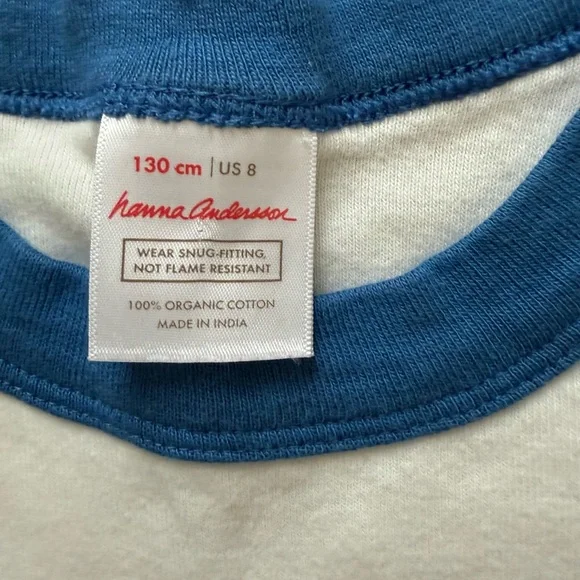 Hanna Andersson “SHARK” Long John pajama set - Picture 5 of 7